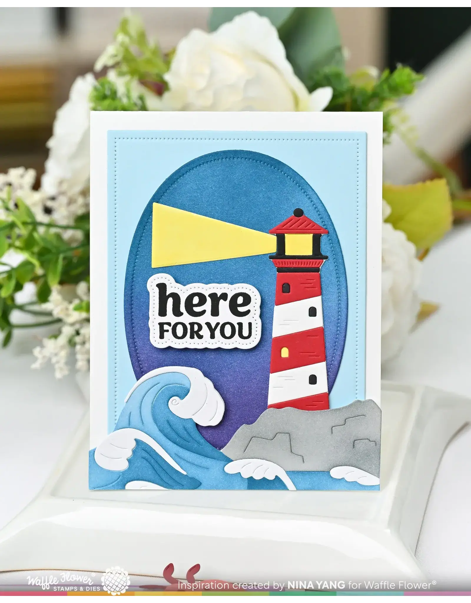 WAFFLE FLOWER WAFFLE FLOWER LIGHTHOUSE DIE SET