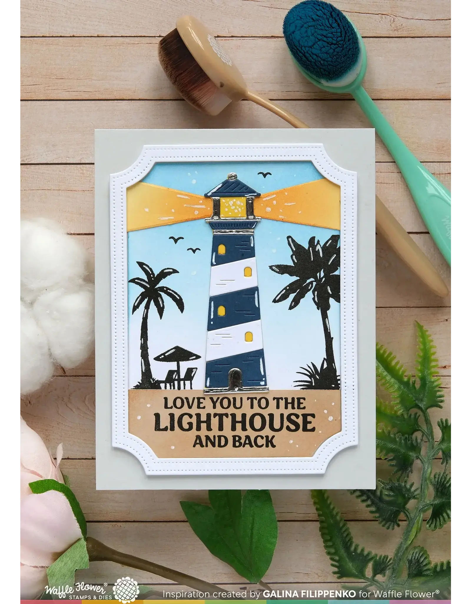 WAFFLE FLOWER WAFFLE FLOWER LIGHTHOUSE DIE SET