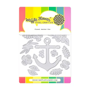 WAFFLE FLOWER WAFFLE FLOWER FLORAL ANCHOR DIE SET