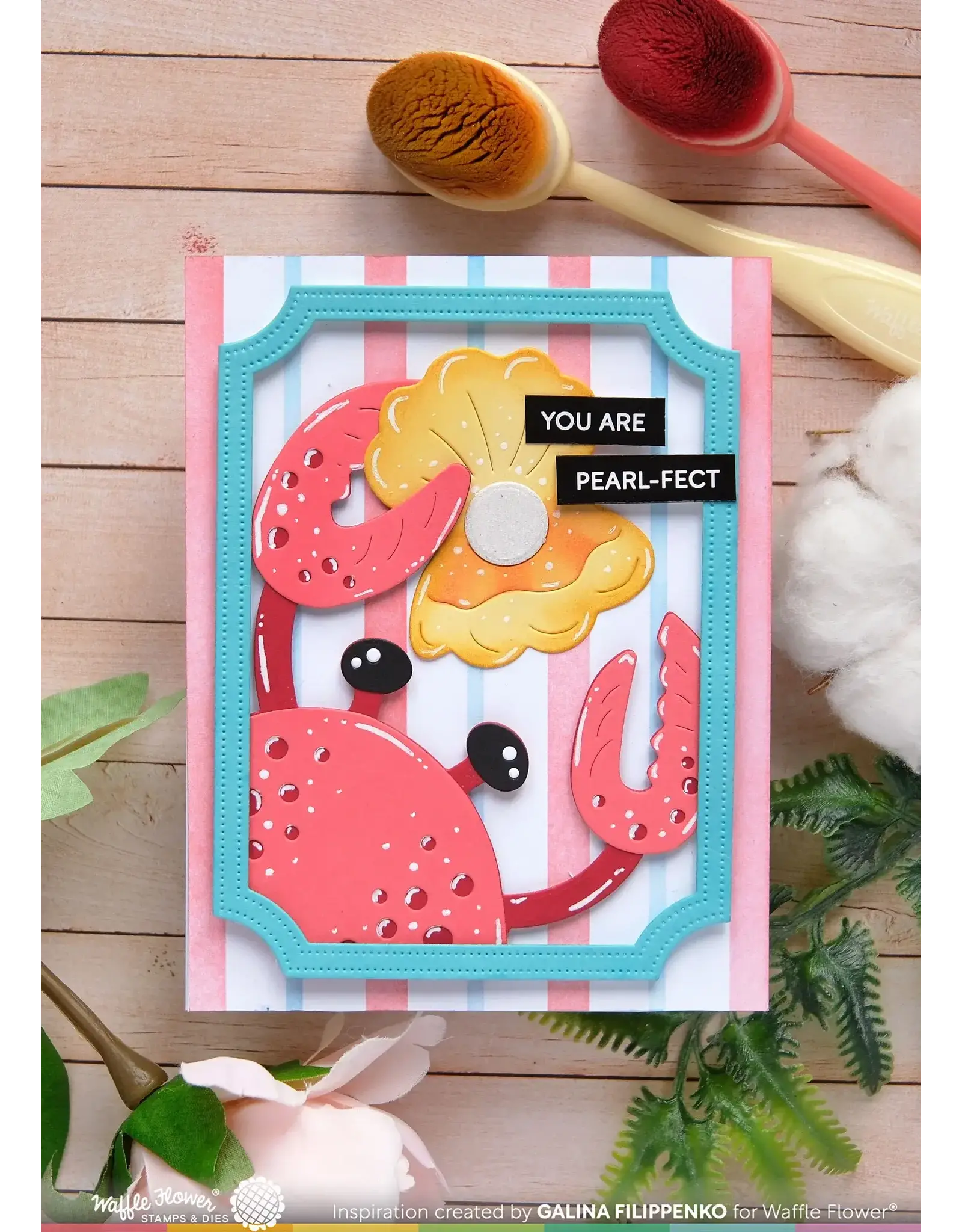 WAFFLE FLOWER WAFFLE FLOWER INQUISITIVE CRABS DIE SET