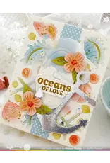 WAFFLE FLOWER WAFFLE FLOWER COASTAL GREETINGS CLEAR STAMP SET AND DIE COMBO
