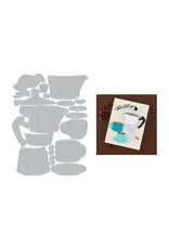 HERO ARTS HERO ARTS STOVETOP ESPRESSO ETCHED DIE SET