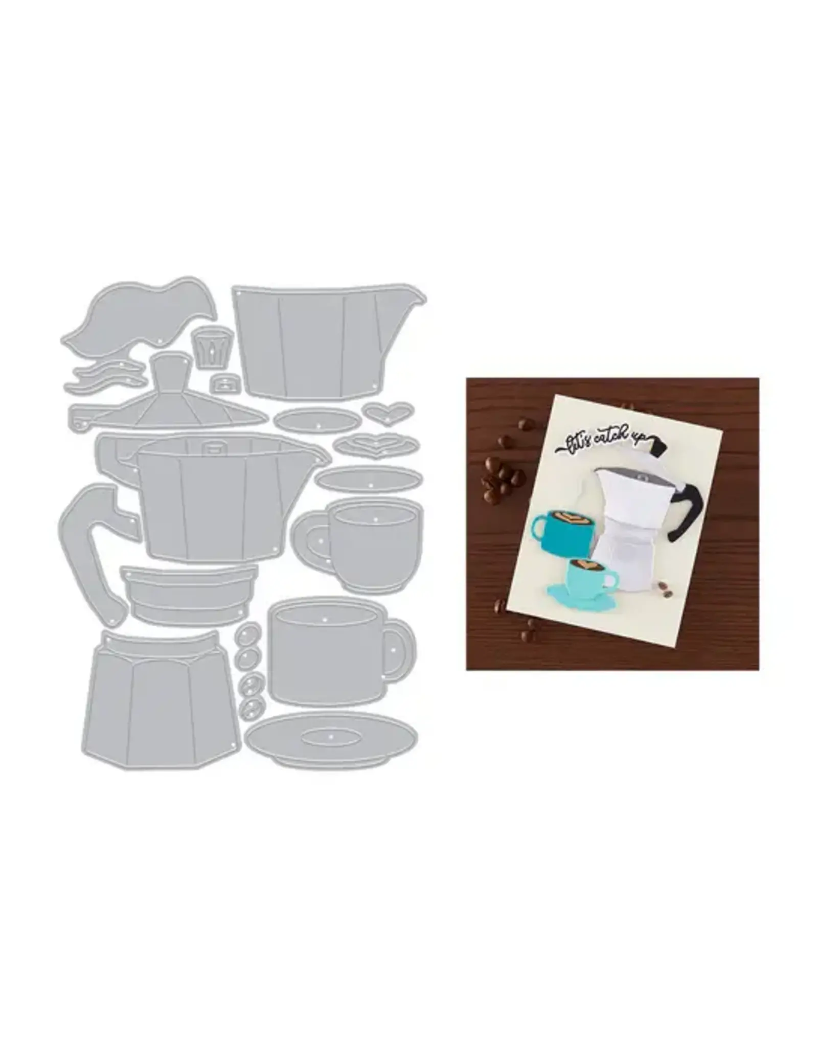 HERO ARTS HERO ARTS STOVETOP ESPRESSO ETCHED DIE SET