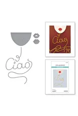 SPELLBINDERS SPELLBINDERS LA DOLCE VITA COLLECTION CIAO SPAGHETTI ETCHED DIE SET