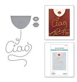 SPELLBINDERS SPELLBINDERS LA DOLCE VITA COLLECTION CIAO SPAGHETTI ETCHED DIE SET