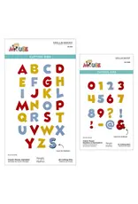SPELLBINDERS SPELLBINDERS SAY CHEESE CLASSIC MOUSE COLLECTION ALPHABET & NUMBERS DIE BUNDLE