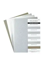 SPELLBINDERS SPELLBINDERS SILVER ASSORTMENT TREASURED CARDSTOCK 8.5x11 15/PK