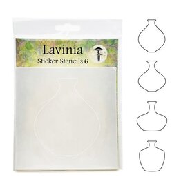 LAVINIA STAMPS LAVINIA STICKER STENCILS 6 BOTTLE COLLECTION