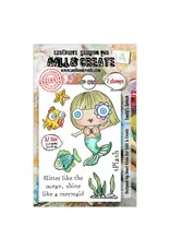 AALL & CREATE AALL & CREATE JANET KLEIN #1280 EMILY'S SPLASH A7 CLEAR STAMP SET