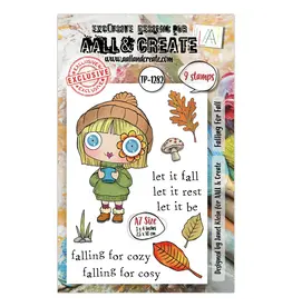 AALL & CREATE AALL & CREATE JANET KLEIN #1282 FALLING FOR FALL A7 CLEAR STAMP SET