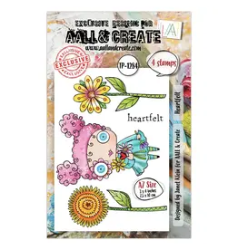AALL & CREATE AALL & CREATE JANET KLEIN #1284 HEARTFELT A7 CLEAR STAMP SET