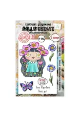 AALL & CREATE AALL & CREATE JANET KLEIN #1285 HER GARDEN A7 CLEAR STAMP SET
