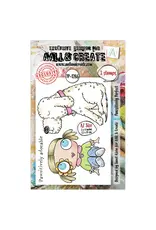 AALL & CREATE AALL & CREATE JANET KLEIN #1286 PAWSITIVELY PERFECT A7 CLEAR STAMP SET