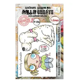 AALL & CREATE AALL & CREATE JANET KLEIN #1286 PAWSITIVELY PERFECT A7 CLEAR STAMP SET