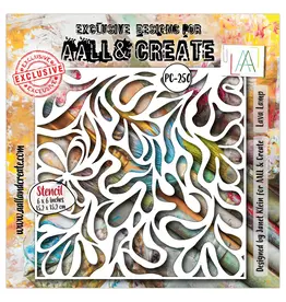 AALL & CREATE AALL & CREATE JANET KLEIN #250 LAVA LAMP 6X6 STENCIL