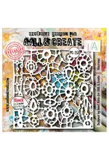 AALL & CREATE AALL & CREATE JANET KLEIN #251 MACRAMÉ 6X6 STENCIL