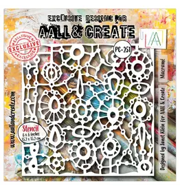 AALL & CREATE AALL & CREATE JANET KLEIN #251 MACRAMÉ 6X6 STENCIL