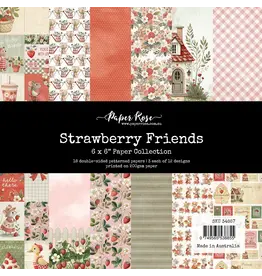 PAPER ROSE PAPER ROSE STRAWBERRY FRIENDS 6x6 PAPER COLLECTION