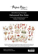 PAPER ROSE PAPER ROSE STRAWBERRY FRIENDS  EMBOSSED DIE CUTS