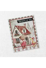 PAPER ROSE PAPER ROSE STRAWBERRY FRIENDS  EMBOSSED DIE CUTS