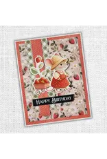 PAPER ROSE PAPER ROSE STRAWBERRY FRIENDS  EMBOSSED DIE CUTS