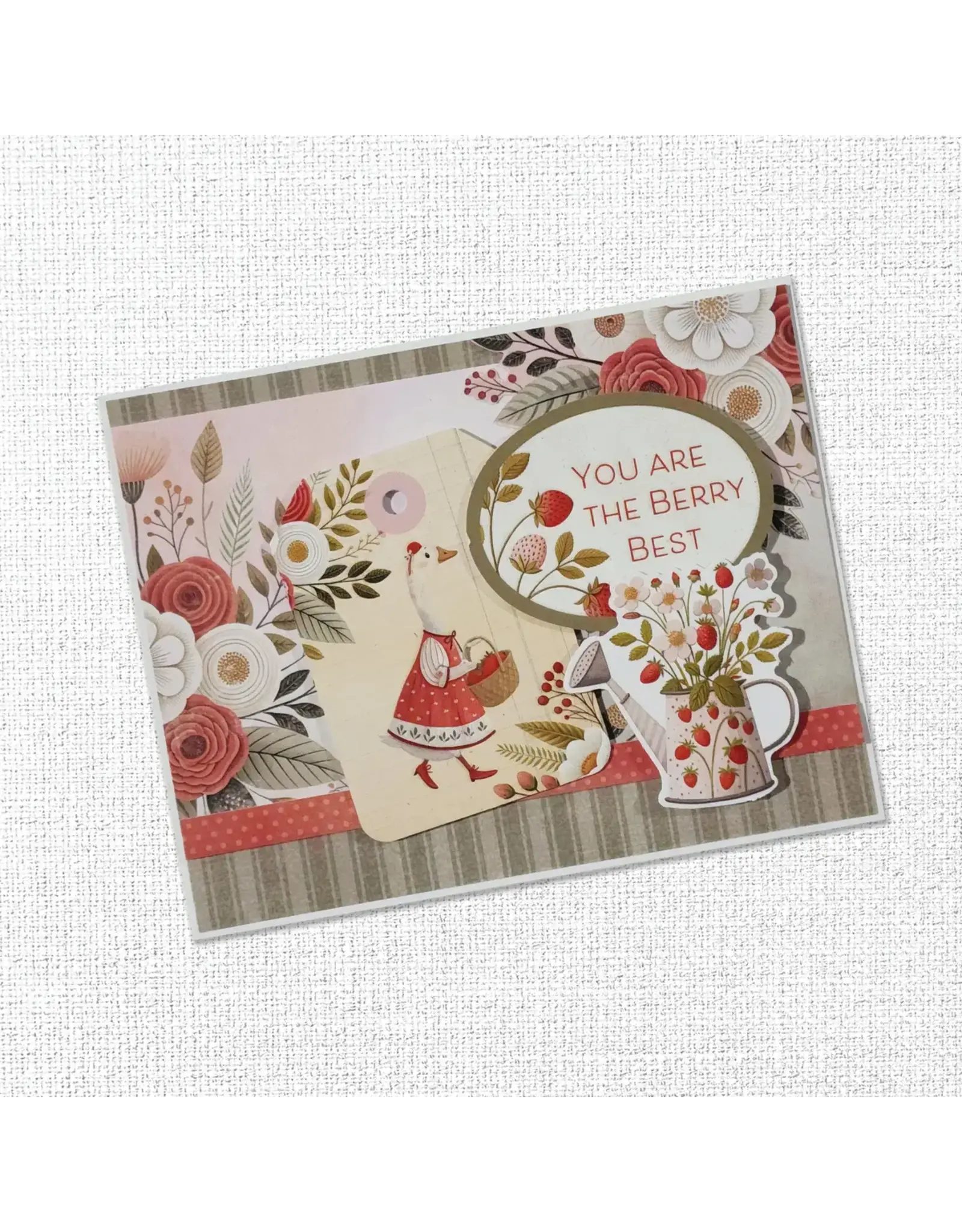 PAPER ROSE PAPER ROSE STRAWBERRY FRIENDS CUT APARTS