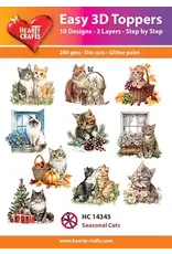 HEARTY CRAFTS HEARTY CRAFTS SEASONAL CAT EASY 3D TOPPERS