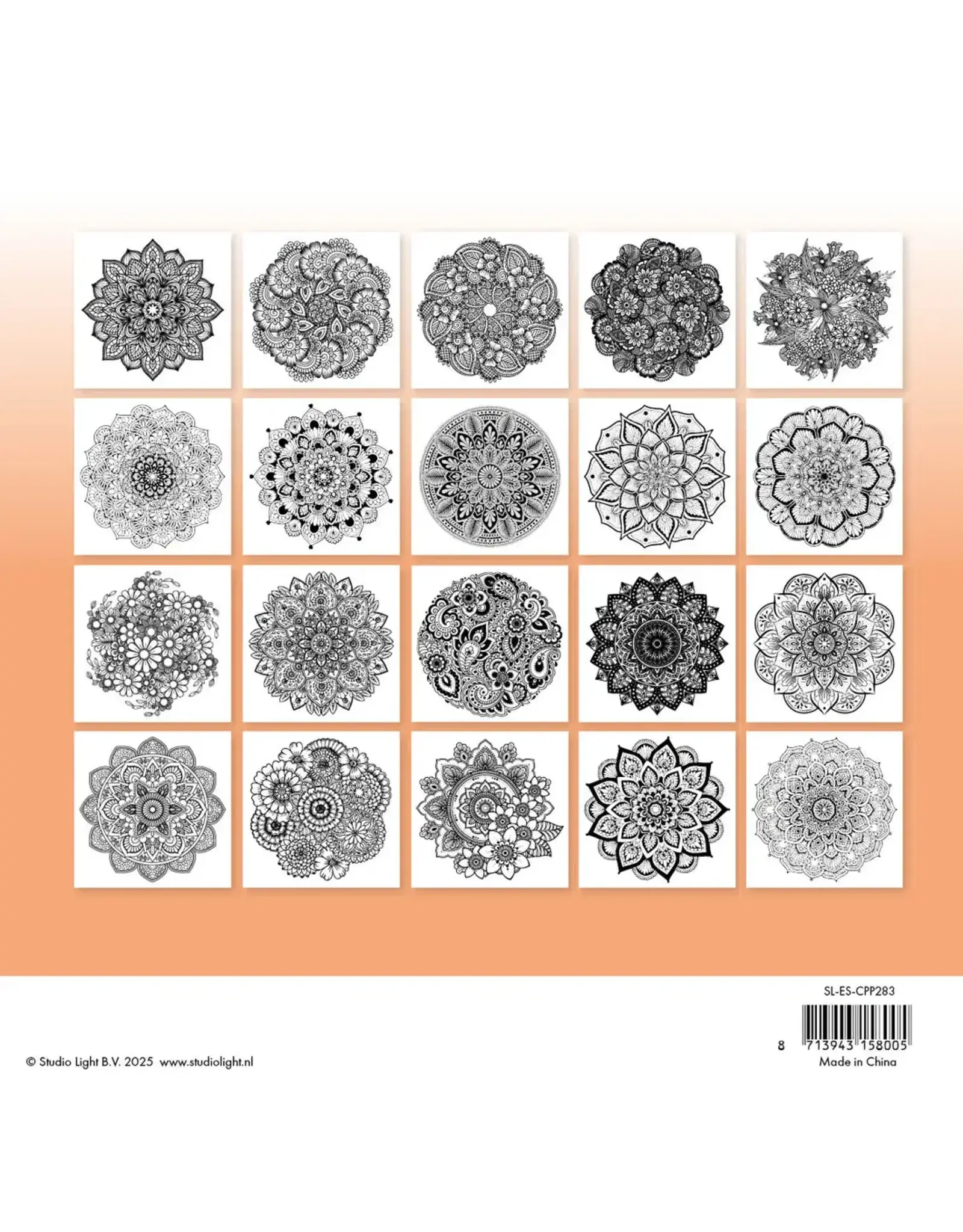 STUDIOLIGHT STUDIOLIGHT MANDALA ESSENTIALS COLORING PAGES 20 SHEETS