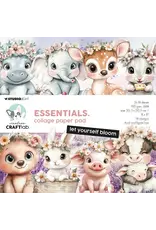 STUDIOLIGHT STUDIOLIGHT ESSENTIALS LET YOURSELF BLOOM 8x8 PAPER PAD
