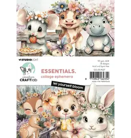 STUDIOLIGHT STUDIOLIGHT ESSENTIALS LET YOURSELF BLOOM EPHEMERA 18/PK