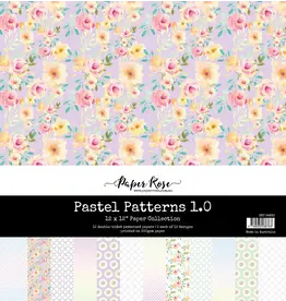 PAPER ROSE PAPER ROSE PASTEL PATTERNS 1.0 12x12 PAPER COLLECTION
