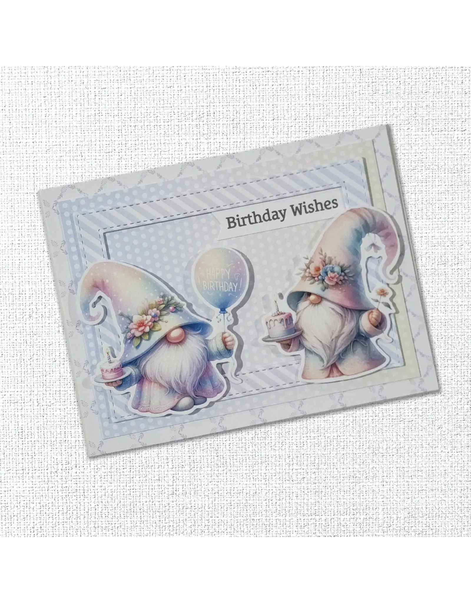 PAPER ROSE PAPER ROSE BUTTERFLY GNOMES EMBOSSED DIE CUTS