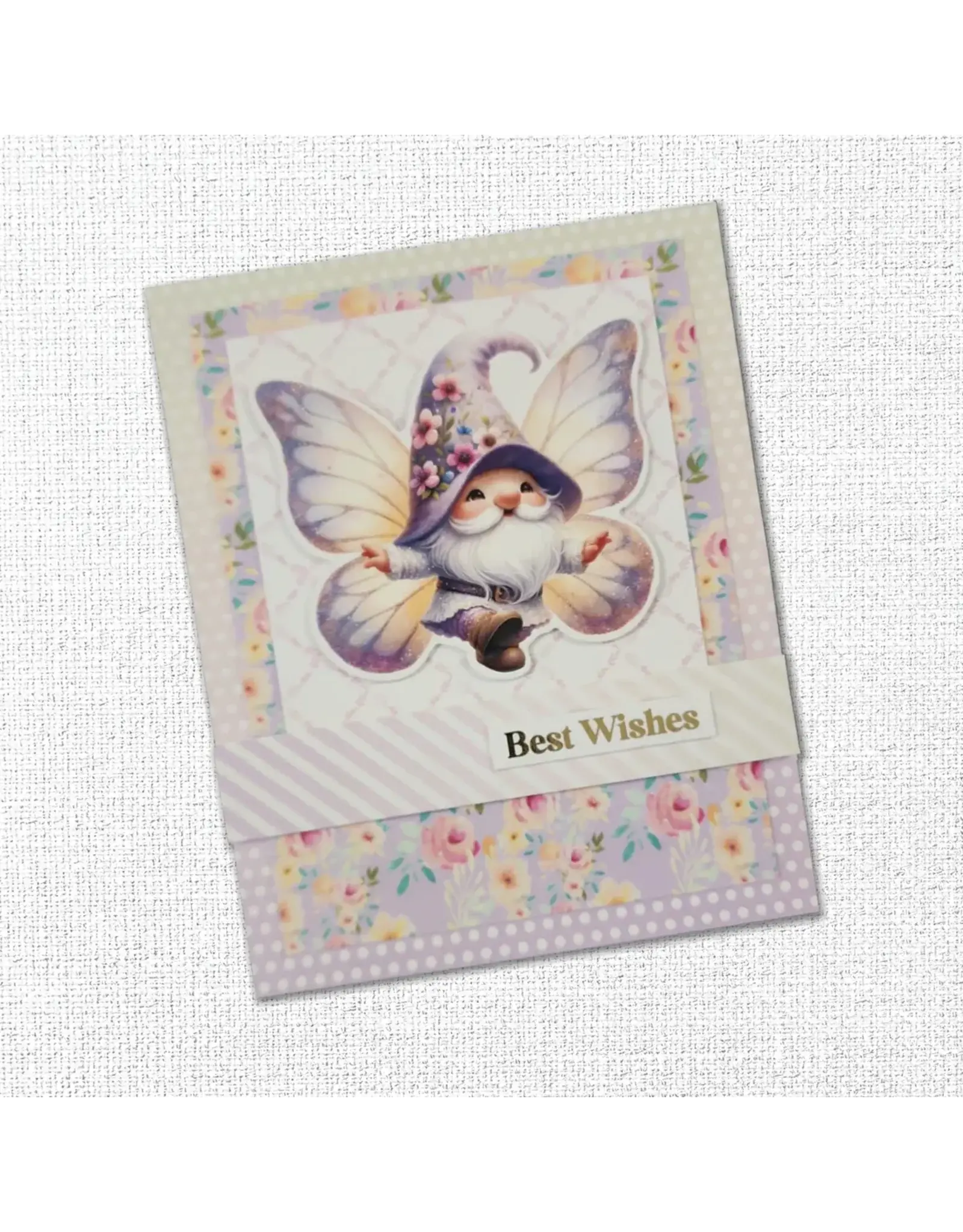 PAPER ROSE PAPER ROSE BUTTERFLY GNOMES EMBOSSED DIE CUTS