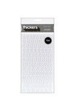 AMERICAN CRAFTS AMERICAN CRAFTS ROCKABYE WHITE ALPHABET THICKERS