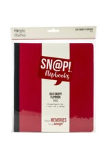 SIMPLE STORIES SIMPLE STORIES RED 6X8 SN@P! FLIPBOOK