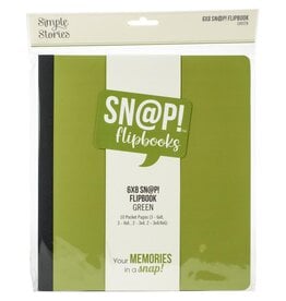 SIMPLE STORIES SIMPLE STORIES GREEN 6X8 SN@P! FLIPBOOK