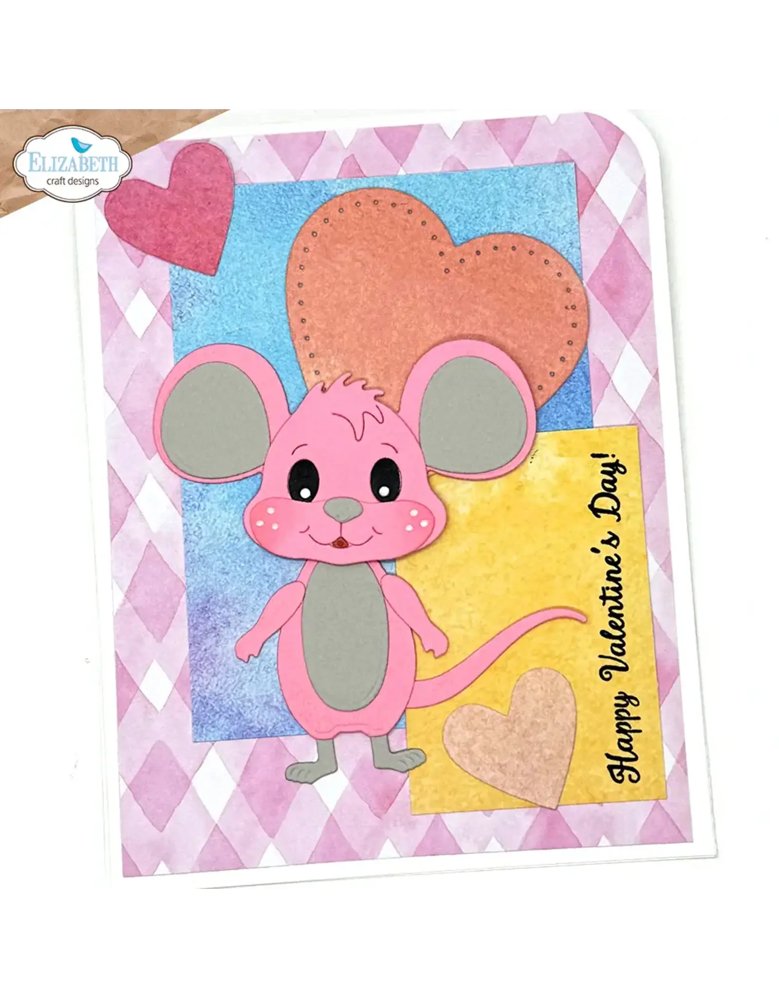 ELIZABETH CRAFT DESIGNS ELIZABETH CRAFT DESIGNS CUTE & WHIMSICAL BY JOSET VAN DE BURGT BIG MOUSE DIE SET