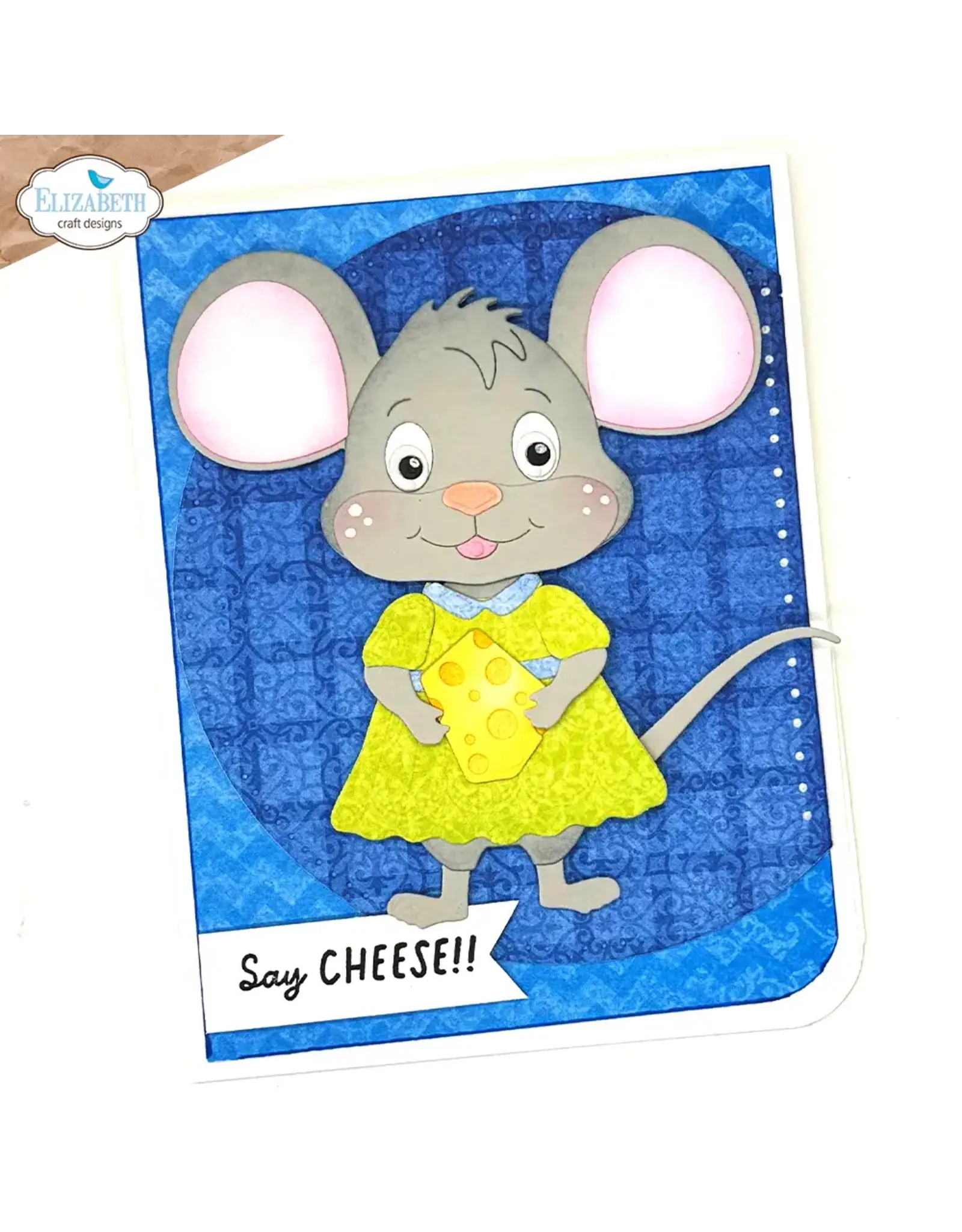 ELIZABETH CRAFT DESIGNS ELIZABETH CRAFT DESIGNS CUTE & WHIMSICAL BY JOSET VAN DE BURGT BIG MOUSE DIE SET
