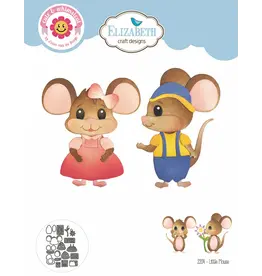 ELIZABETH CRAFT DESIGNS ELIZABETH CRAFT DESIGNS CUTE & WHIMSICAL BY JOSET VAN DE BURGT LITTLE MOUSE DIE SET