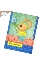 ELIZABETH CRAFT DESIGNS ELIZABETH CRAFT DESIGNS CUTE & WHIMSICAL BY JOSET VAN DE BURGT LITTLE MOUSE DIE SET