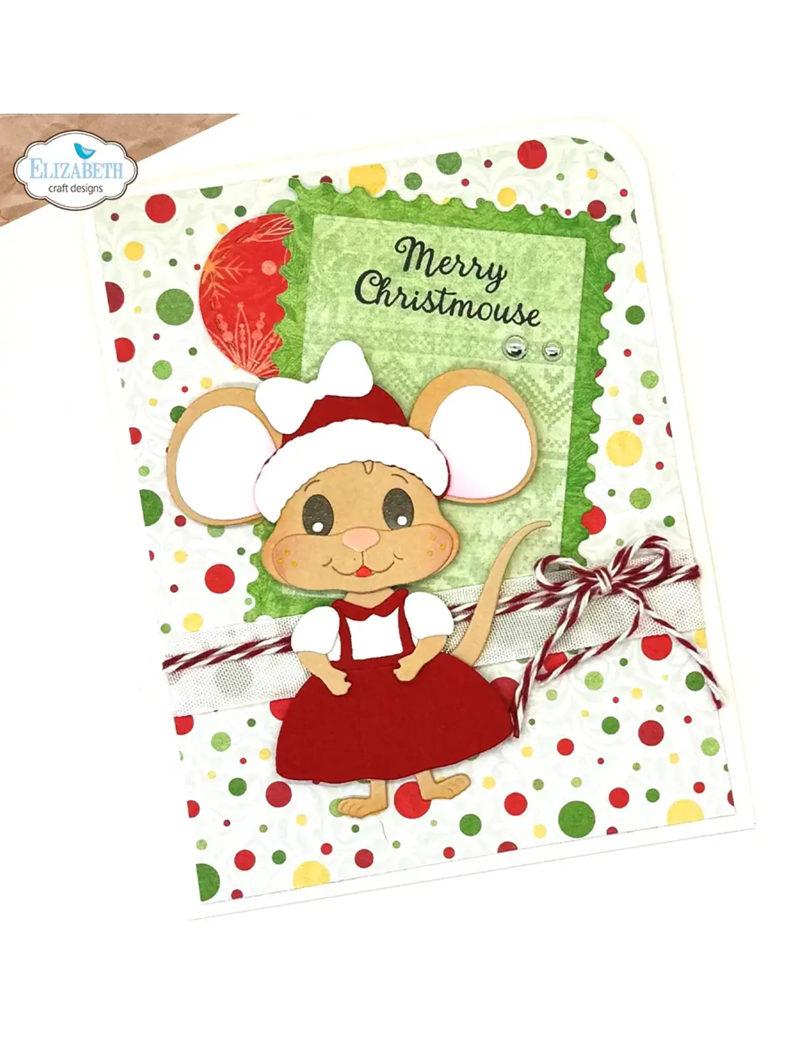 ELIZABETH CRAFT DESIGNS ELIZABETH CRAFT DESIGNS CUTE & WHIMSICAL BY JOSET VAN DE BURGT LITTLE MOUSE DIE SET