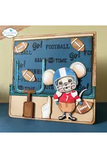 ELIZABETH CRAFT DESIGNS ELIZABETH CRAFT DESIGNS CUTE & WHIMSICAL GOOD TIMES SPORTS SENTIMENTS CLEAR STAMP SET