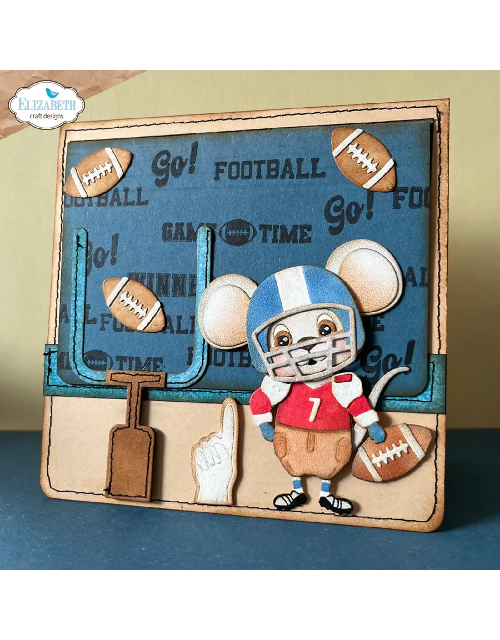 ELIZABETH CRAFT DESIGNS ELIZABETH CRAFT DESIGNS CUTE & WHIMSICAL GOOD TIMES SPORTS SENTIMENTS CLEAR STAMP SET