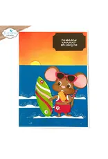 ELIZABETH CRAFT DESIGNS ELIZABETH CRAFT DESIGNS CUTE & WHIMSICAL GOOD TIMES SUMMER TRAVEL SENTIMENTS CLEAR STAMP SET