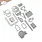 ELIZABETH CRAFT DESIGNS ELIZABETH CRAFT DESIGNS CUTE & WHIMSICAL GOOD TIMES BY JOSET VAN DE BURGT FOOTBALL/BASEBALL ACCESSORIES DIE SET
