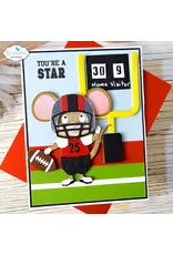 ELIZABETH CRAFT DESIGNS ELIZABETH CRAFT DESIGNS CUTE & WHIMSICAL GOOD TIMES BY JOSET VAN DE BURGT FOOTBALL/BASEBALL ACCESSORIES DIE SET