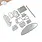ELIZABETH CRAFT DESIGNS ELIZABETH CRAFT DESIGNS CUTE & WHIMSICAL GOOD TIMES BY JOSET VAN DE BURGT GOLF ACCESSORIES DIE SET