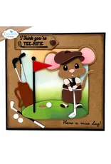 ELIZABETH CRAFT DESIGNS ELIZABETH CRAFT DESIGNS CUTE & WHIMSICAL GOOD TIMES BY JOSET VAN DE BURGT GOLF ACCESSORIES DIE SET