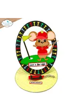 ELIZABETH CRAFT DESIGNS ELIZABETH CRAFT DESIGNS CUTE & WHIMSICAL GOOD TIMES BY JOSET VAN DE BURGT GOLF ACCESSORIES DIE SET