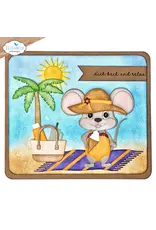 ELIZABETH CRAFT DESIGNS ELIZABETH CRAFT DESIGNS CUTE & WHIMSICAL GOOD TIMES BY JOSET VAN DE BURGT BEACH SCENERY DIE SET